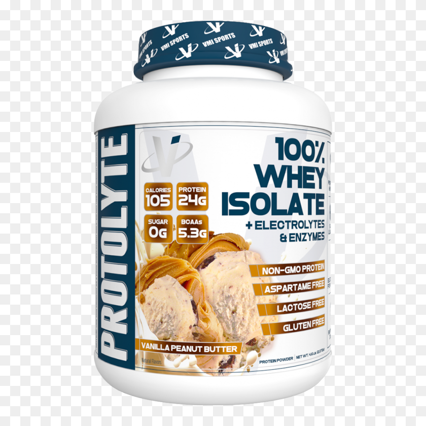 1000x1000 Protolyte Whey Isolate - Mantequilla De Maní Png