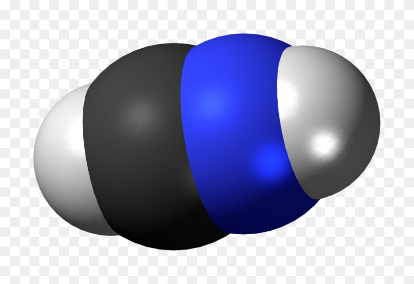 1280x848 Protonated Hydrogen Cyanide Cation Spacefill - Hydrogen Clipart