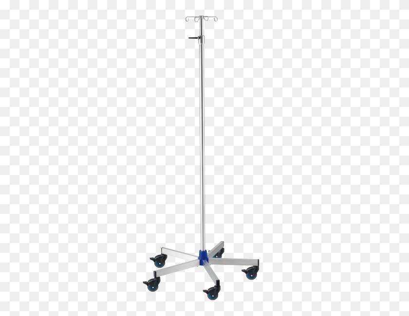 295x590 Provita Iv Pole, Foot, Aggravated, With Hooks Cemex Trescon - Metal Pole PNG