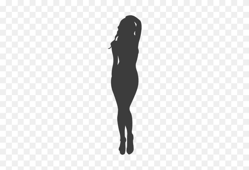 512x512 Provocative Girl Silhouette - Girl Silhouette PNG