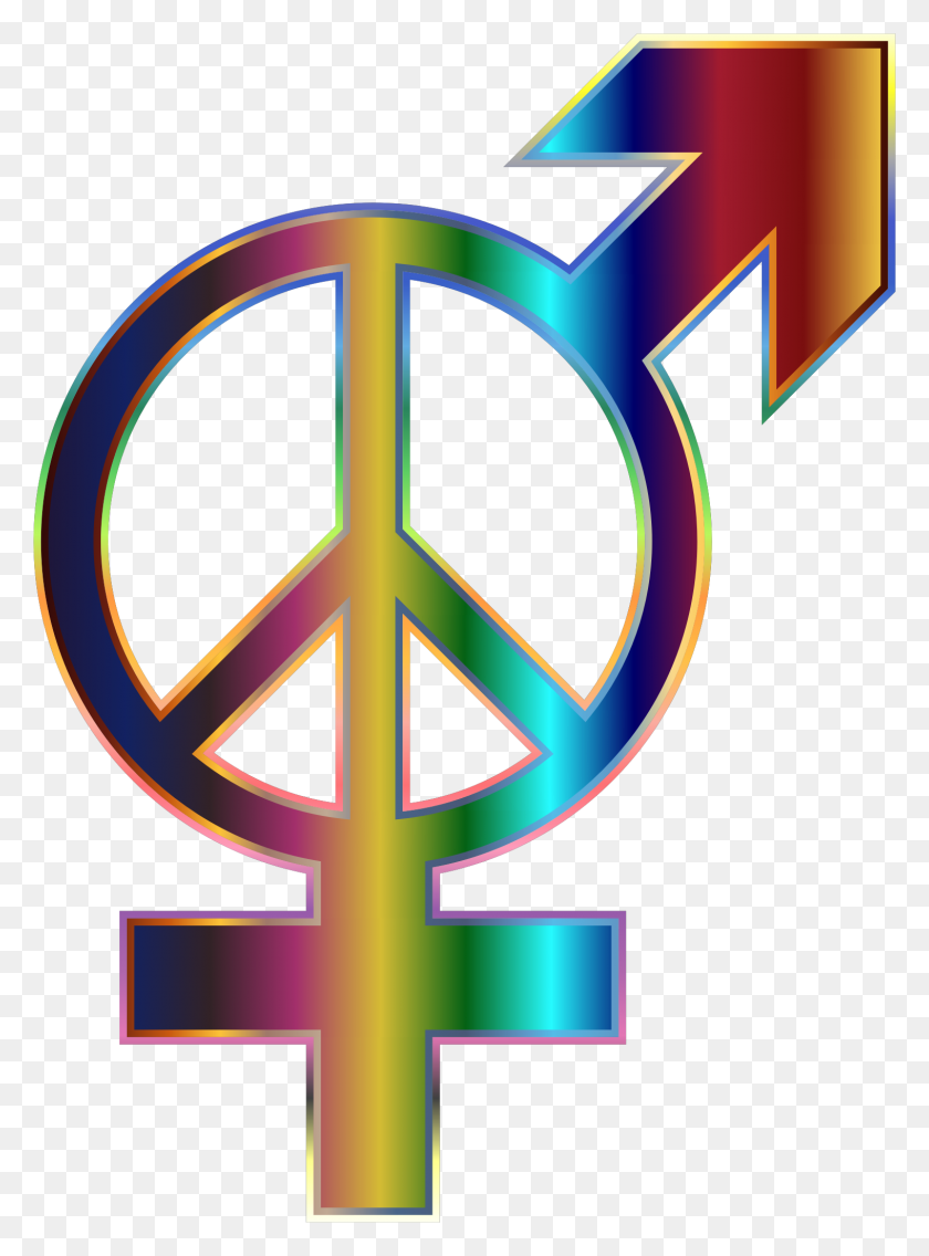 1518x2096 Psychedelic Gender Peace No Background Icons Png - Gender PNG