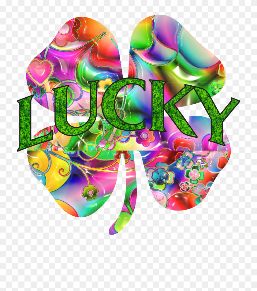 2800x3200 Psychedelic Lucky Clover Planet Me Tee - Psychedelic PNG