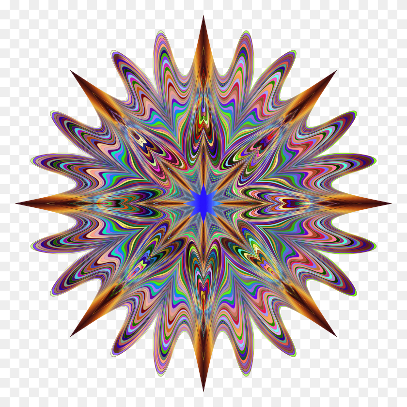 2334x2334 Psychedelic Star Transparent Png - Psychedelic PNG