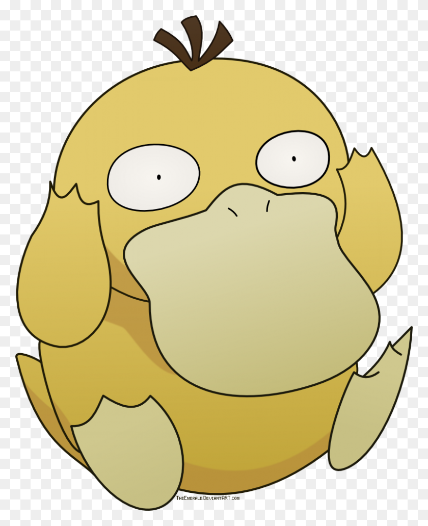 802x1000 Psyduck For Allen V Minecraft Skin - Icarus Clipart