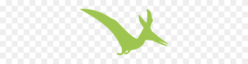 300x159 Pterodactyl Silhouette Png Clip Arts For Web - Pterodactyl PNG