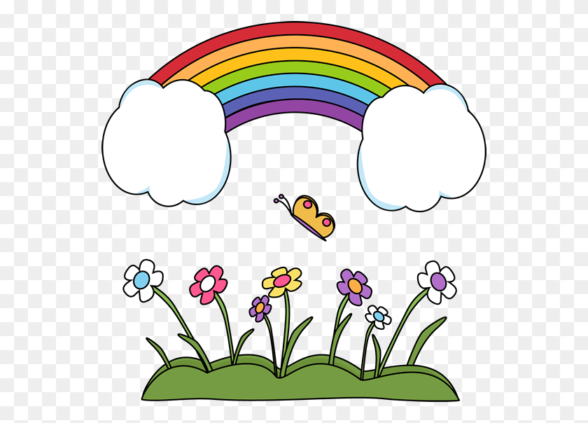 550x544 Puddle Clipart Rainbow - Puddle Clipart