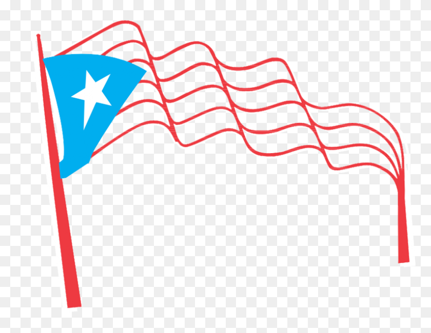 794x601 Культурный Центр Пуэрто-Рико - Флаг Пуэрто-Рико Png