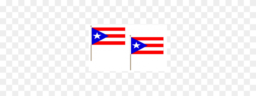 257x257 Puerto Rico Tela Nacional De La Mano Ondeando La Bandera De Banderas Unidas - Bandera De Puerto Rico Png