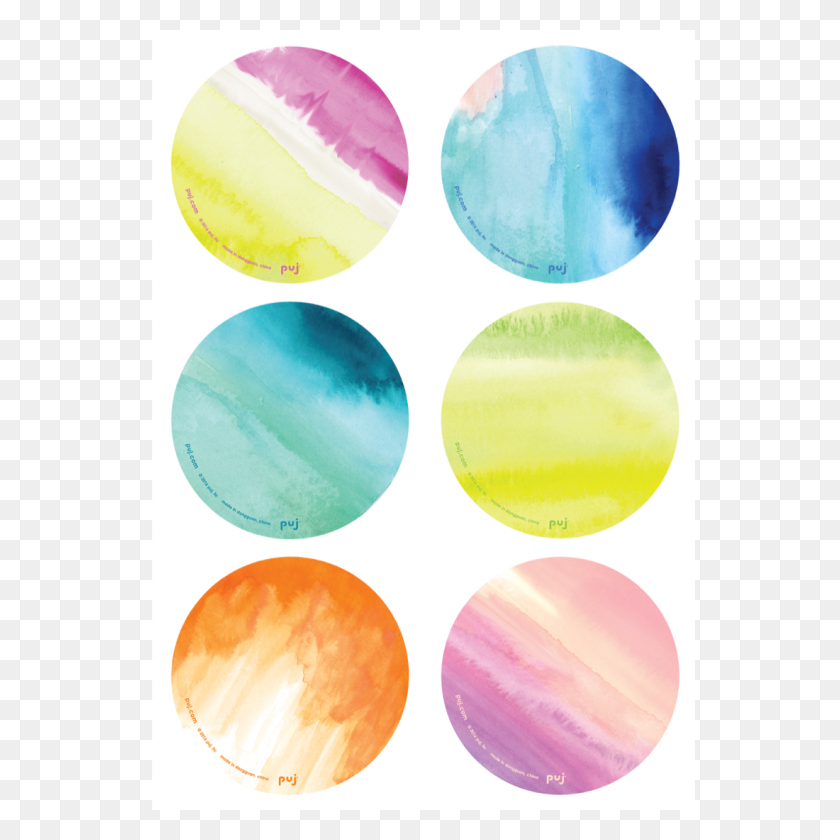 1100x1100 Puj Bath Treads, Watercolor In Shopping List! - Watercolor Circle PNG
