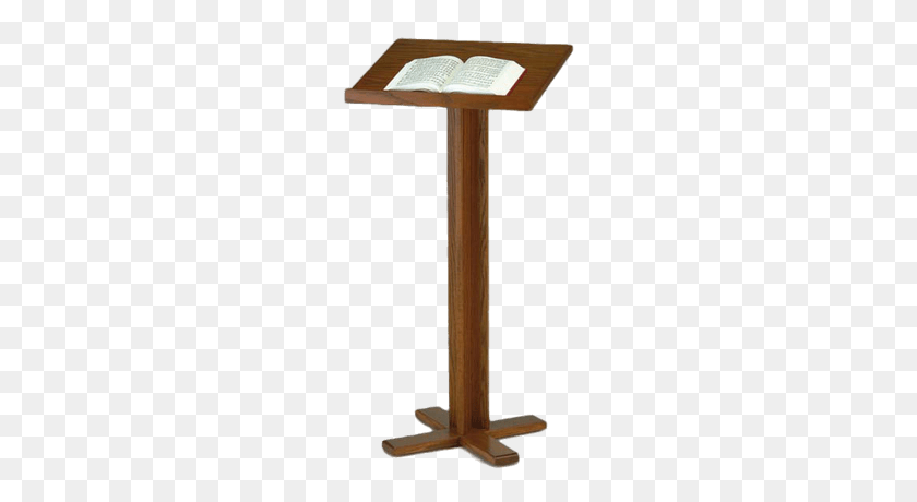 400x400 Pulpit With Cross Transparent Png - Wooden Cross PNG