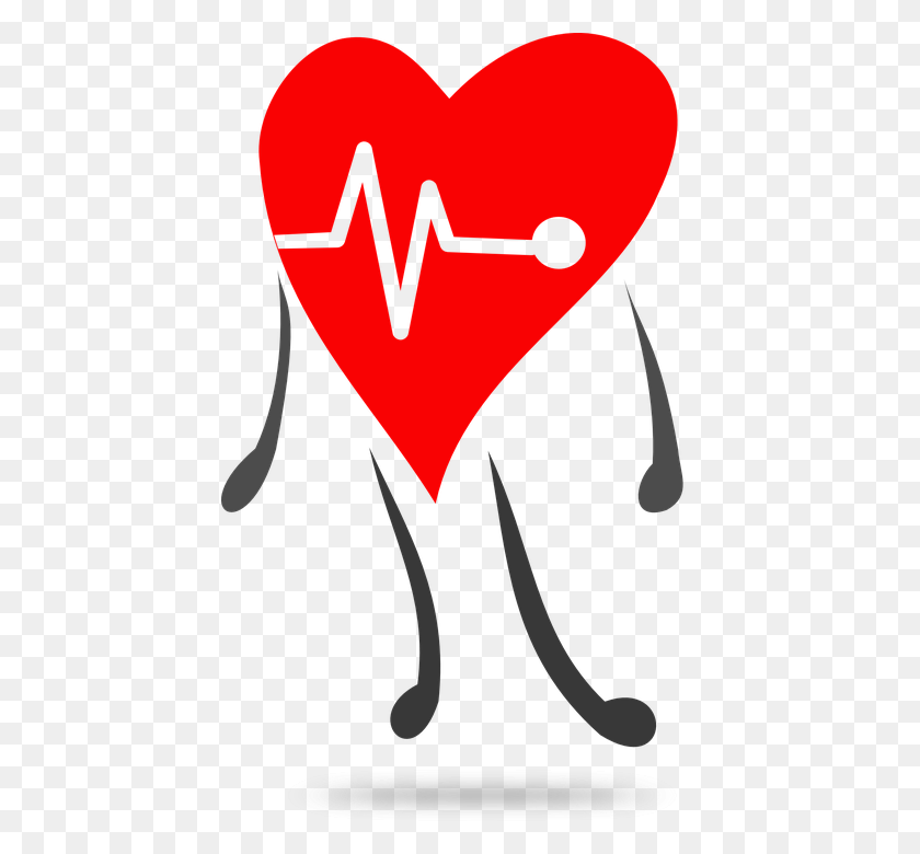 436x720 Pulse Clipart Love Heartbeat - Heartbeat PNG
