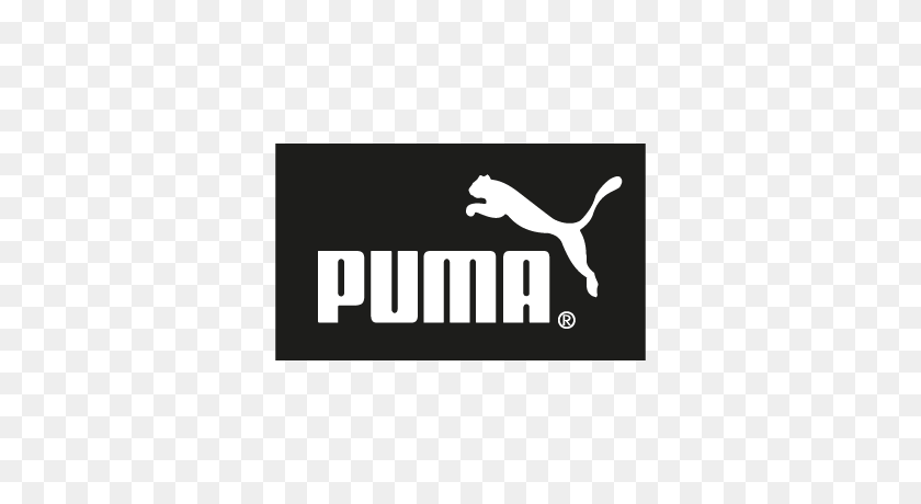 400x400 Puma Logo Clipart Black And White - Puma PNG
