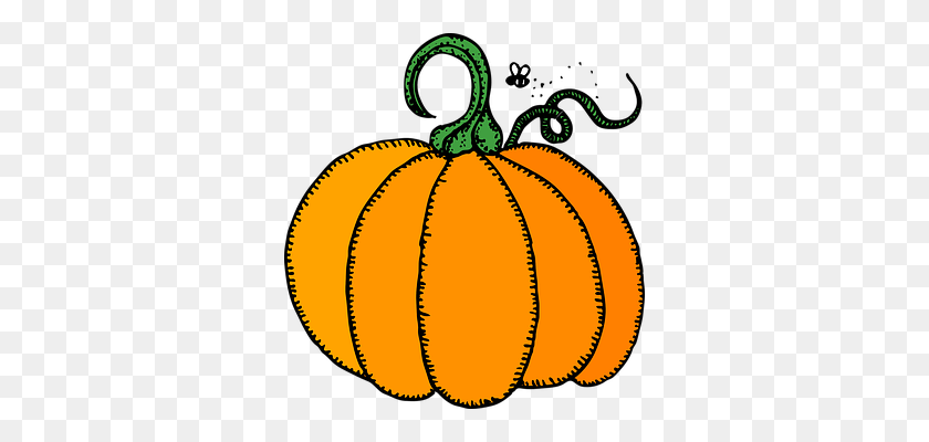 326x340 Pumpkin And Autumn Harvest Vegetables Royalty Free Vector Clip Art - Fall Harvest Clip Art