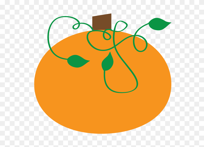 596x547 Pumpkin Clip Art - Leaf Vine Clip Art