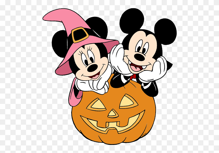 518x529 Calabaza Clipart De Minnie Mouse - Mickey Mouse Clipart De Sombrero