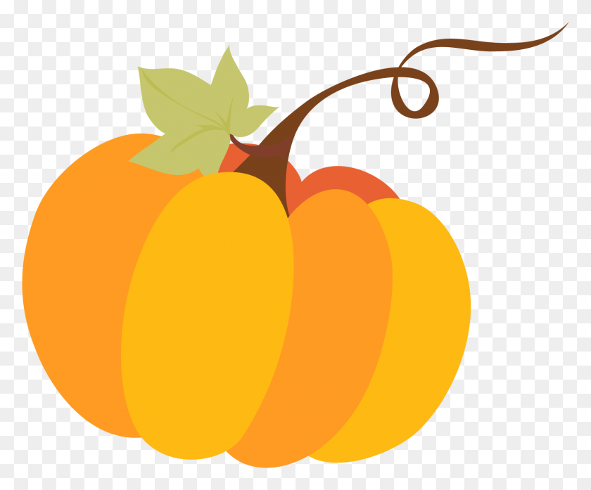1599x1306 Pumpkin Clipart Transparent - Orange Pumpkin Clipart