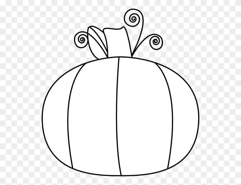 550x585 Pumpkin Monogram Clipart Black And White - Jack O Lantern Clipart Black And White