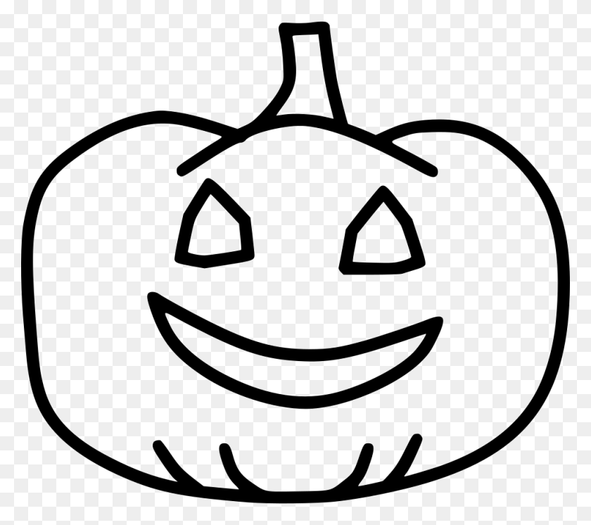 980x862 Pumpkin Scary Evil Png Icon Free Download - Scary Face PNG