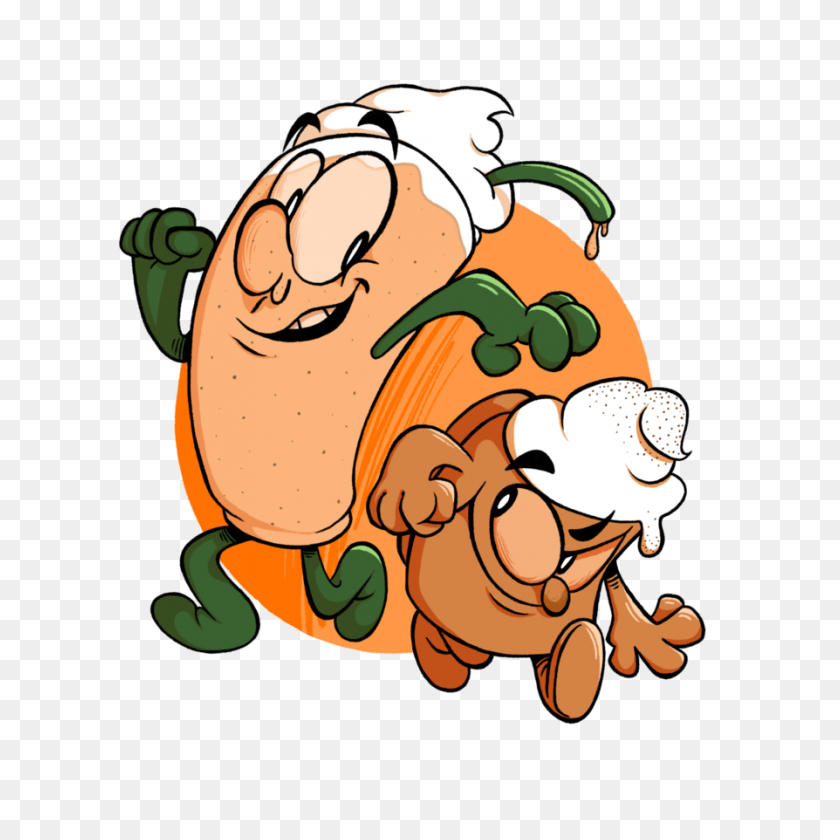 894x894 Pumpkin Spice Duo - Pumpkin Spice Clipart