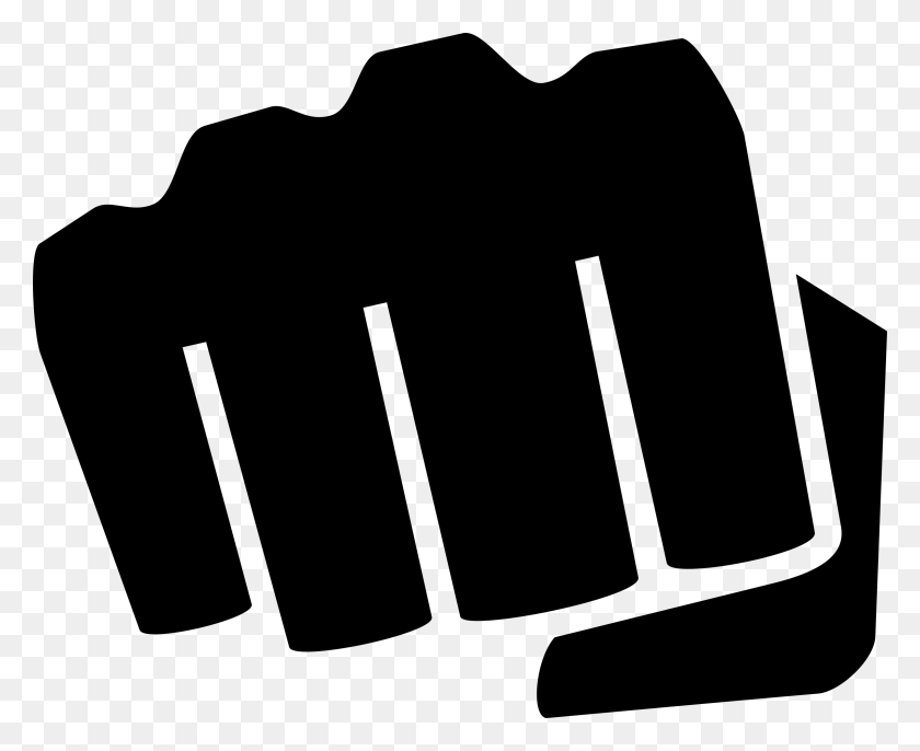 2400x1929 Punching Fist Icons Png - Fist PNG