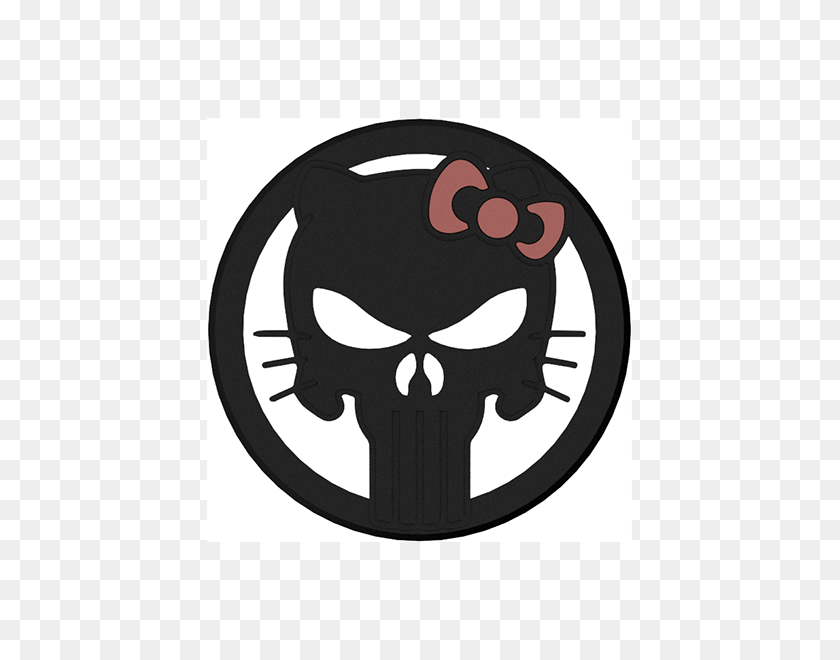 600x600 Punisher Kitty Skull Krushers - Punisher Logo PNG
