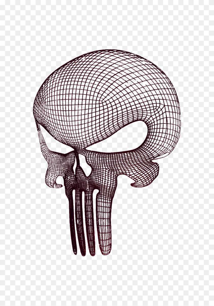 700x1141 Punisher Png Logo - Skull Transparent PNG