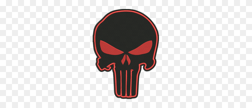 221x300 Punisher Cráneo Bordado Pulgadas Redlk Mc Biker Patch Ebay - Punisher Png