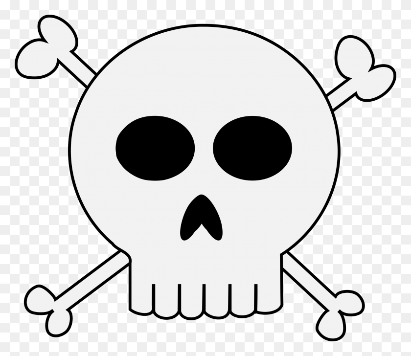 2400x2058 Punk Skull Crossbones Iconos Png - Cráneo Y Bandera Pirata Png