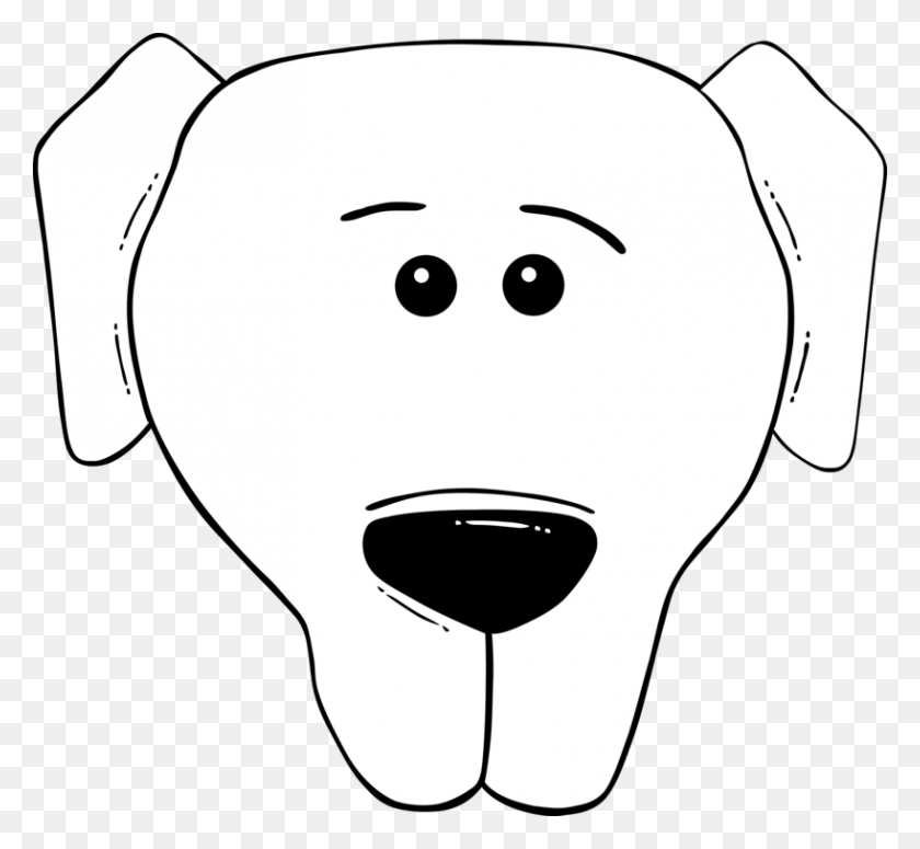 818x750 Puppy Boxer Face Smiley Bark - Dog Clipart Face