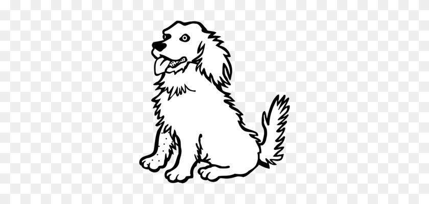 316x340 Puppy Dachshund Leash Coloring Book Dog Training - Dachshund Clipart Black And White