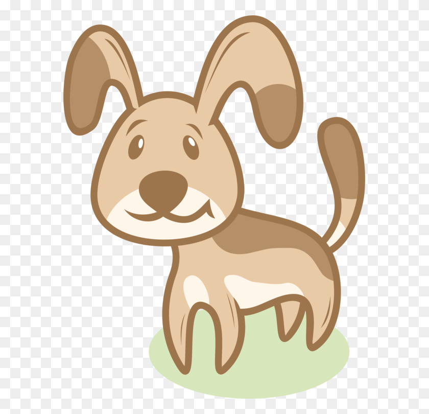 591x750 Cachorro De Perro Conejo Doméstico Mascota De Dibujos Animados - Clipart Veterinario Gratis