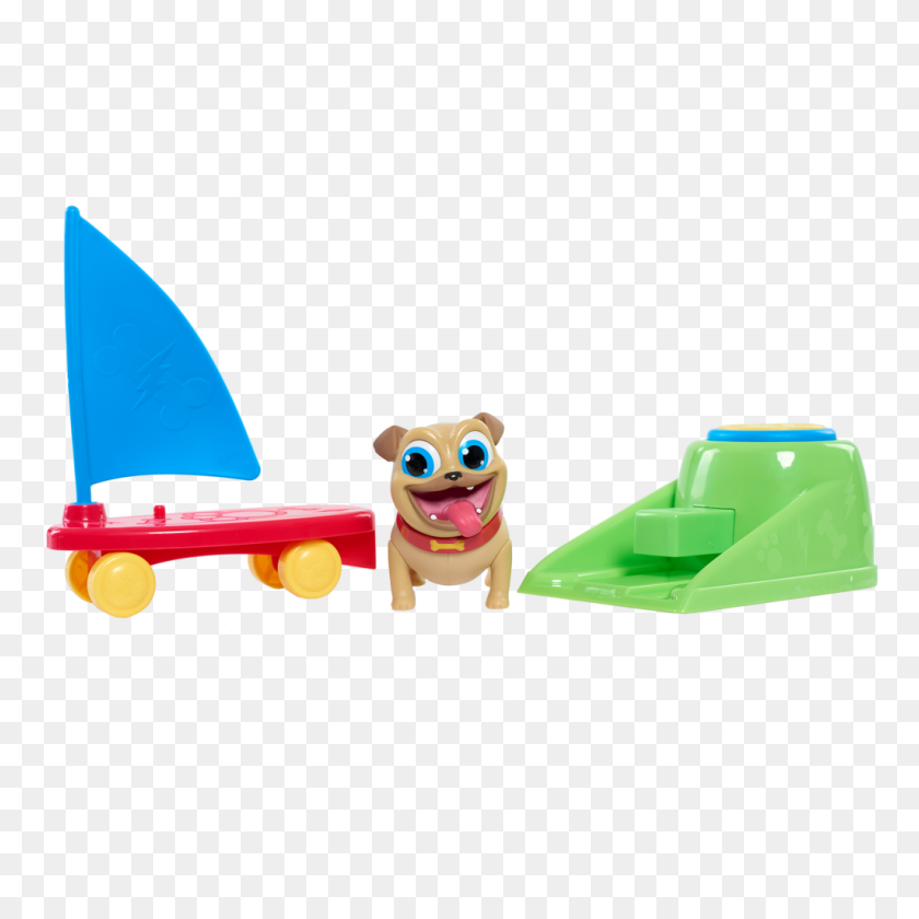 1024x1024 Puppy Dog Pals Figures On The Go Rolly Launcher Set Out - Puppy Dog Pals Clipart