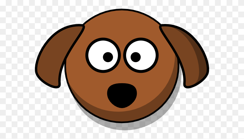 600x421 Cachorro De Cara De Dibujos Animados De Vacaciones - Cachorro De Perro Clipart