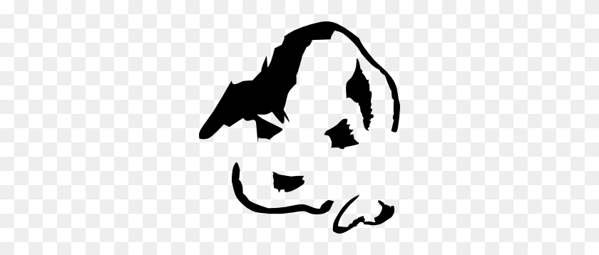 282x298 Puppy Face Lineart Png, Clip Art For Web - Puppy Love Clipart