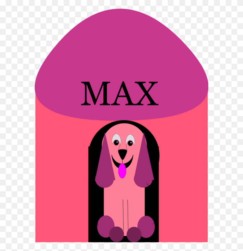 600x806 Puppy Inside Doghouse - Puppy Clipart Images