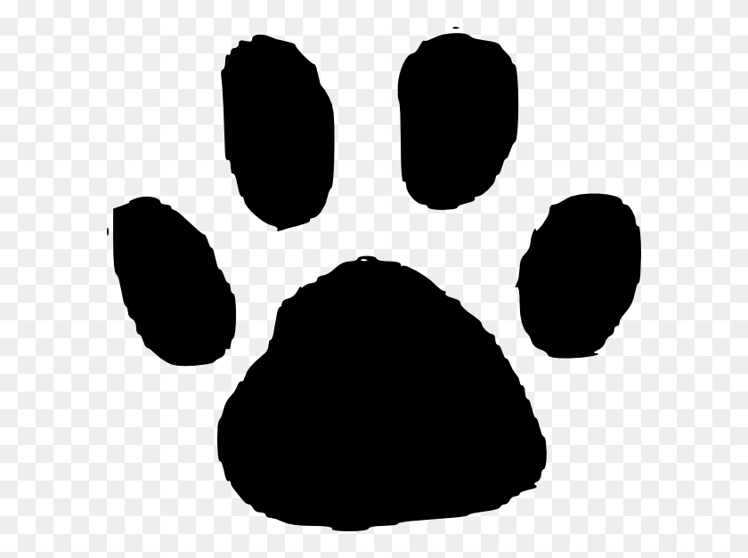 600x567 Puppy Party Ideas - Cat Paw Clipart