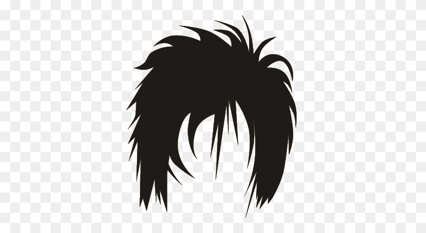 341x400 Puppy Pimp Up - Anime Hair PNG