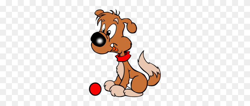 241x297 Puppy With Ball Clip Art - Puppy Dog Clipart
