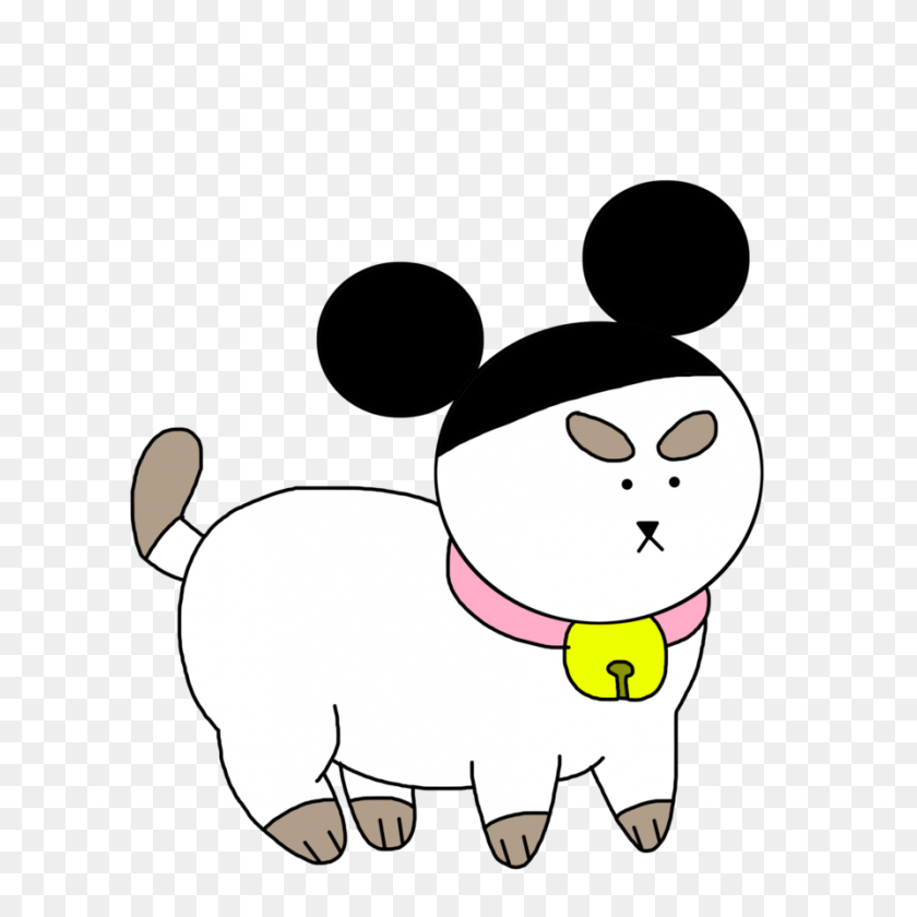 894x894 Puppycat With Mickey Mouse Ears Hat - Mickey Mouse Ears Clipart