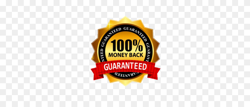 300x300 Pure Guarantee - 100 Money Back Guarantee PNG