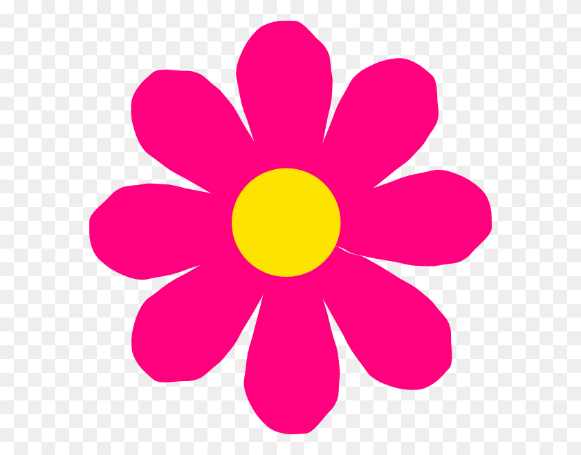 582x599 Pure Romance Games Flowers, Flower - Hippie Clipart Free