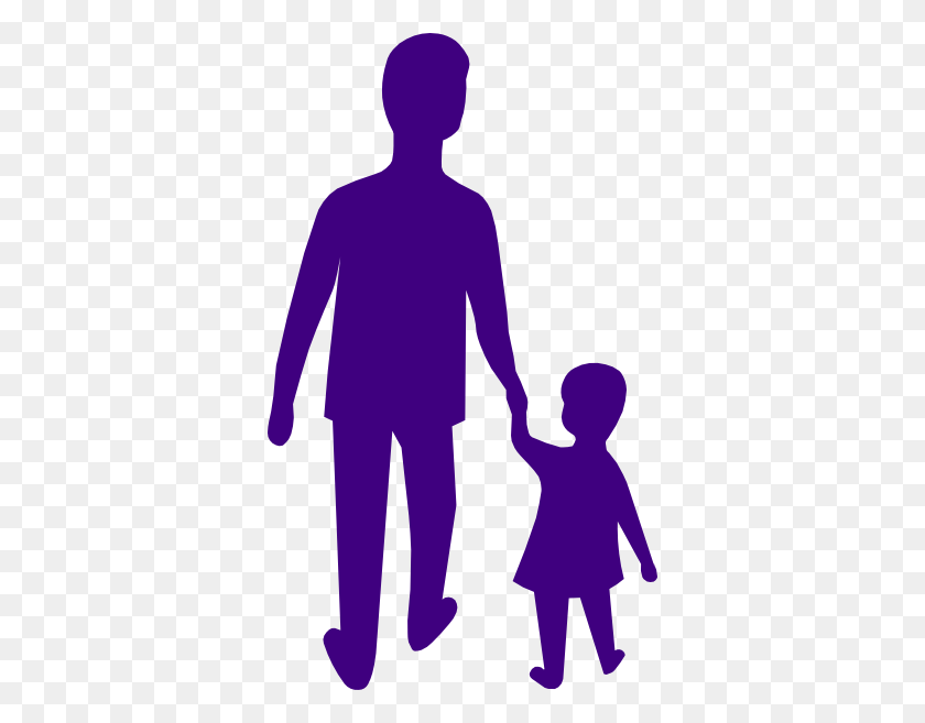 354x597 Purple Adult Child Holding Hands Clip Art - Couple Holding Hands Clipart