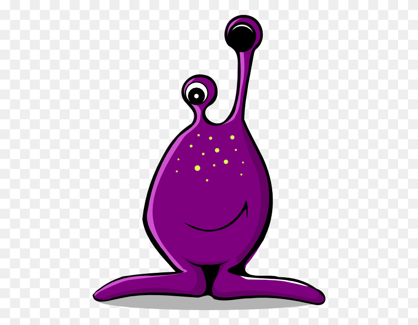 468x594 Purple Alien Purple Alien Clip Art - Slimer Clipart