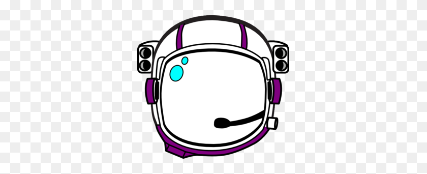 299x282 Фиолетовый Шлем Космонавта Картинки - Клипарт Космонавт