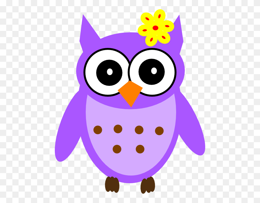 486x597 Purple Baby Girl Owl Clip Art - Pink Owl Clipart
