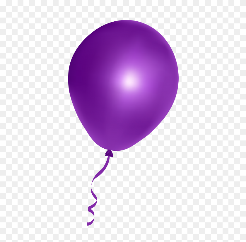 500x767 Purple Balloon Png Image - Purple PNG