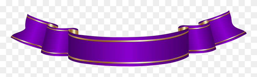 8000x1971 Purple Banner Transparent Png Clip - Purple Banner Clipart