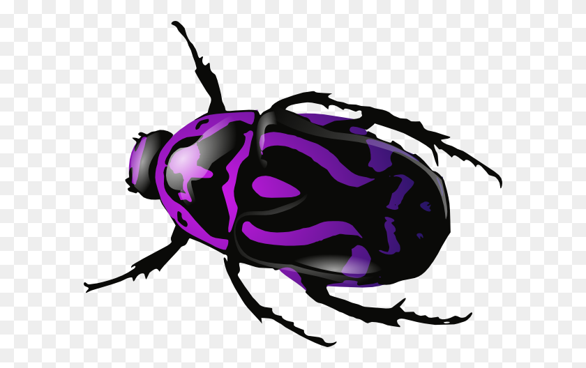 600x468 Purple Beetle Clip Art - Scarab Beetle Clipart