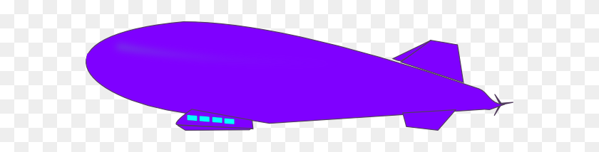 600x154 Фиолетовый Дирижабль Картинки - Дирижабль Клипарт
