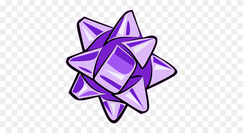 400x400 Purple Bow - Purple Bow PNG